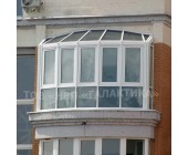Остекление балкона алюминием